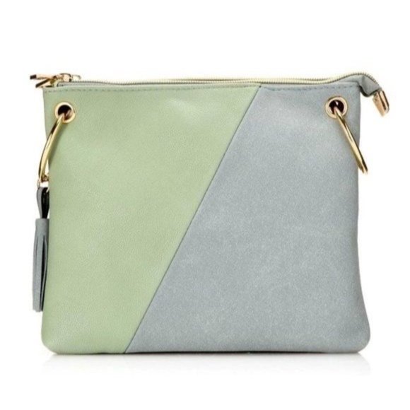 Mellow World Erin Womens Convertible Crossover Bag in Seafoam Green New - Picture 2 of 14